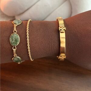 Elegant Gold Tory Burch Bracelet